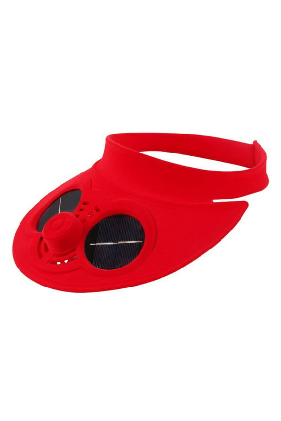 Empty Top Solar Power Cooling Fan Hat Multicolor Wide Brim Hat Cap Unisex