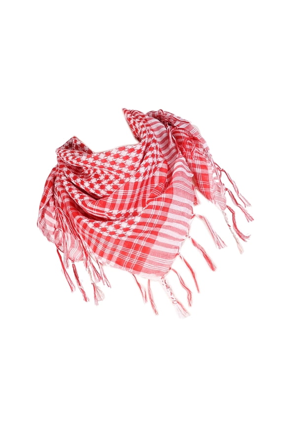 Ethnic Keffiyeh Head Scarf Shemagh Scarf Arabian Head Cover Dustproof Headwrap
