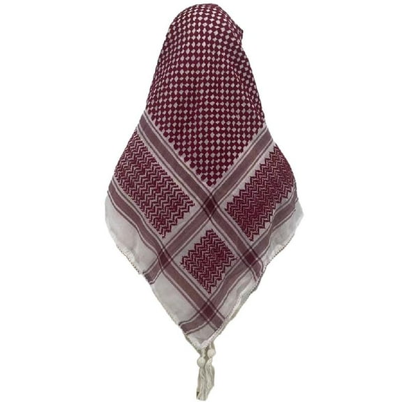 Yokua Ethnic Shawl Arab Shemagh Jacquard Scarf Arabian Prayer Scarf Desert Headscarf