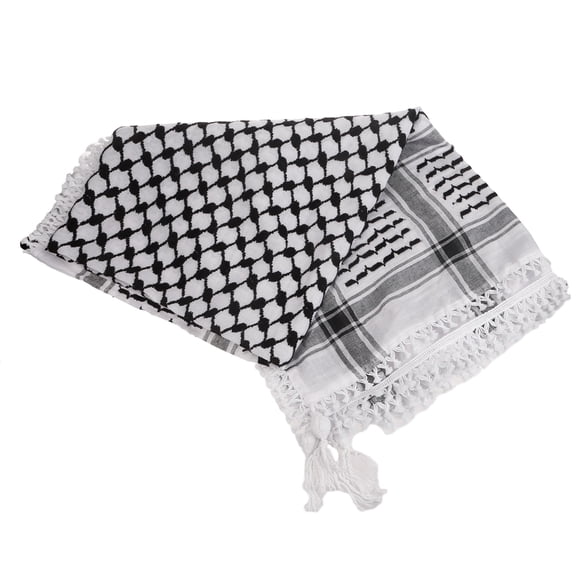Yokua Fashion Adult Keffiyeh Headscarf with Jacquard Pattern Arab Style Headscarf