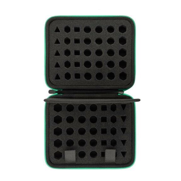 Yokua Fashion Polyhedral Dices Display Case Hexagonal Dices Jewelry Storage Box