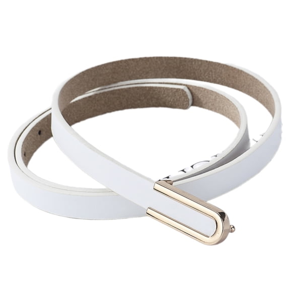 Yokua Fashionable Slim Belt with A Sleek Metal Buckle Design Waist Cincher