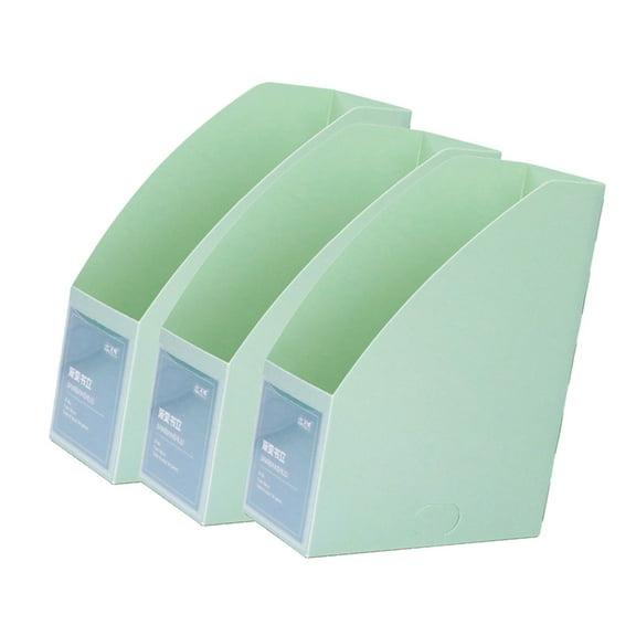 Yokua File Magazine Rack Stacking Magazine Book Organizers Document Storage Box