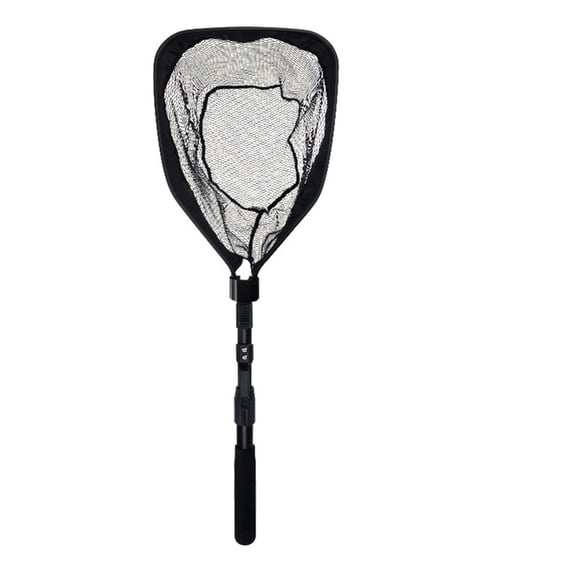 Yokua Fishing Net Landing Net, Aluminum Rod Handle EVA Grip Rubber Dip Fishing Net