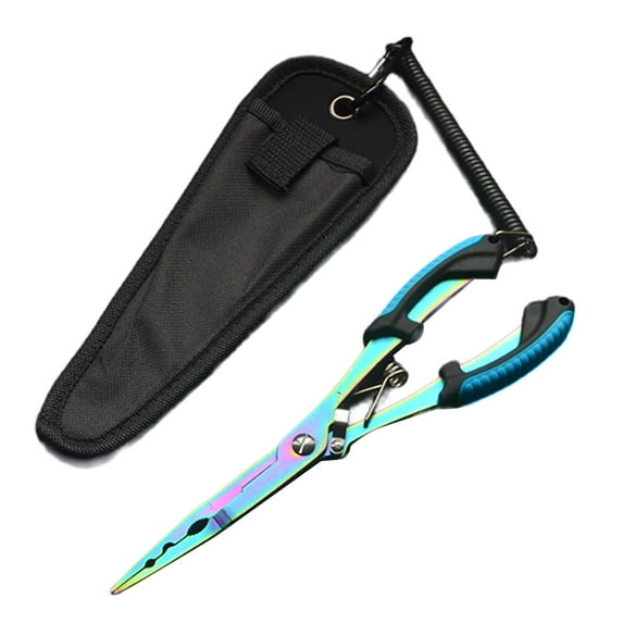Yokua Fishing Plier Hook Remover Long Nose Fish Plier Hook Remover Colorful Steel