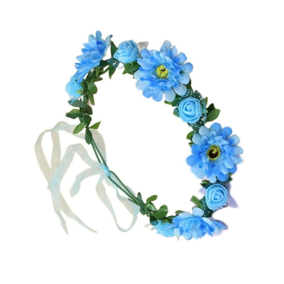 Yokua Flower Headbands Women Bride Flower Crown Wedding Floral Garlands Crown