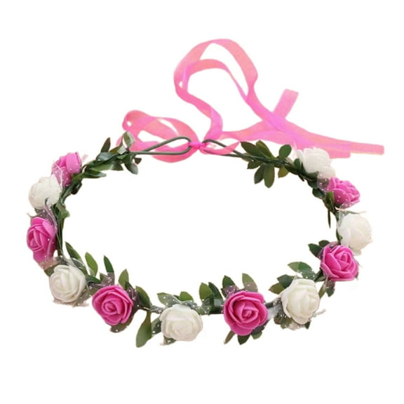 Yokua Flower Headbands Women Bride Flower Crown Wedding Floral Garlands Crown