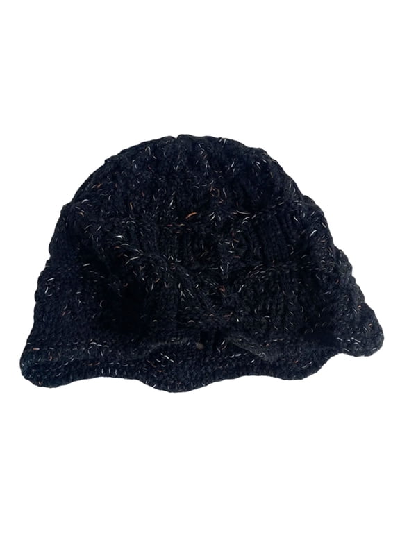 Foldable Crochet Knit Hat Wide Brimmed Winter Fall Vacation Bucket Hat