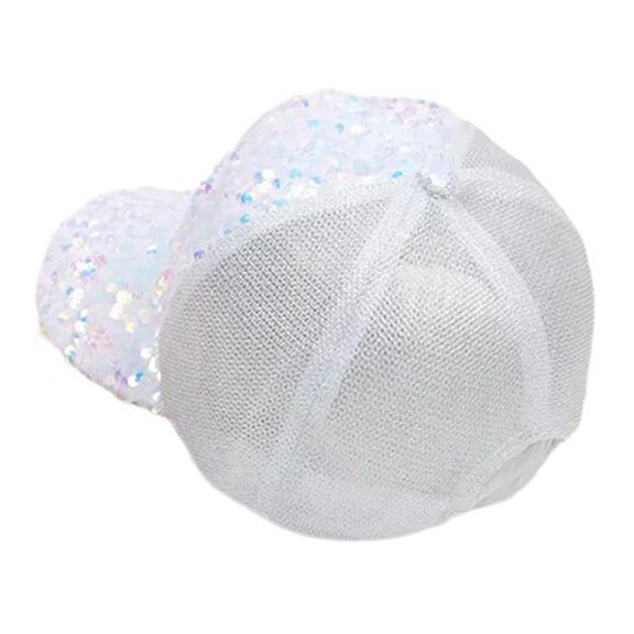 Yokua Full Sequins Baseball Hat for Teen Adult Unisex Outdoor Cycling Hiking Hat