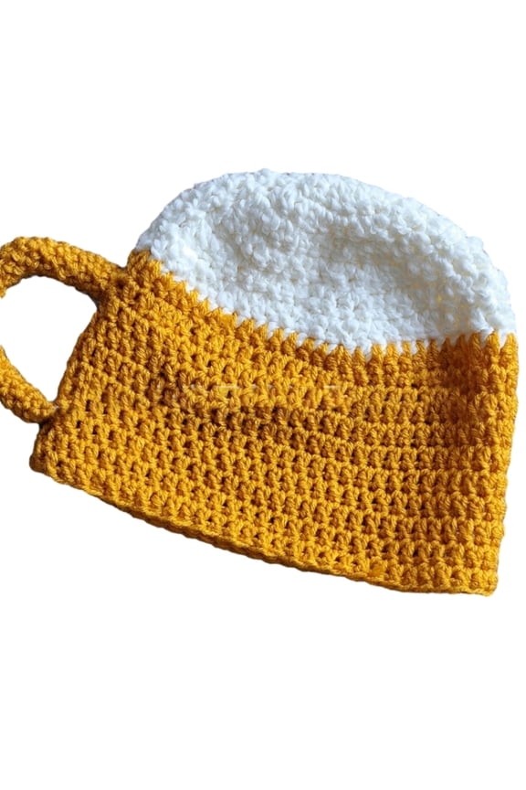 Funny Beer Mug Skull Hat Knit Cap Cold Weather Cycling Skiing Hat Party Props