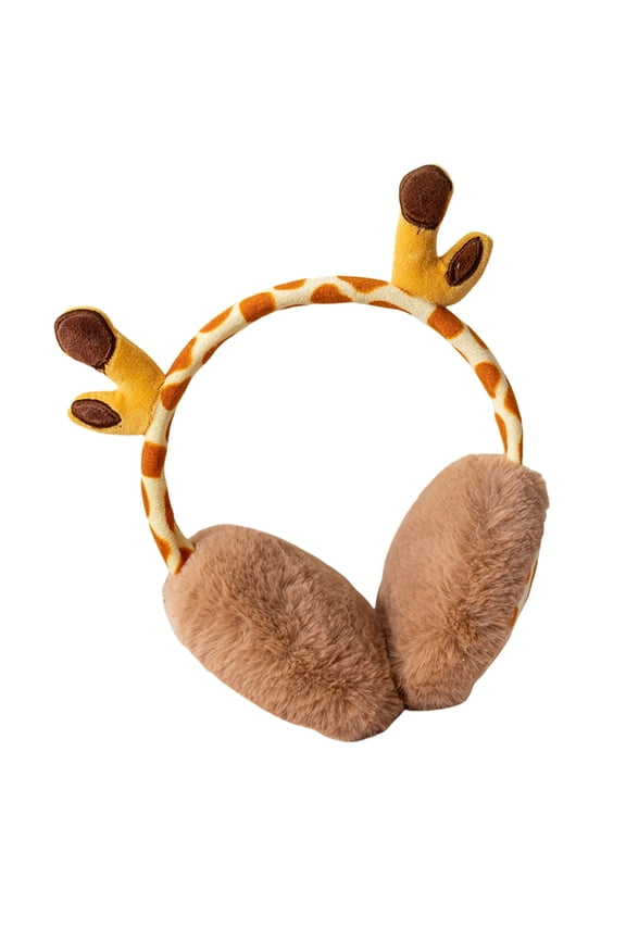 Furry Plush EarMuffs to Keep You Warm in Cold Weather for Skiing Hiking