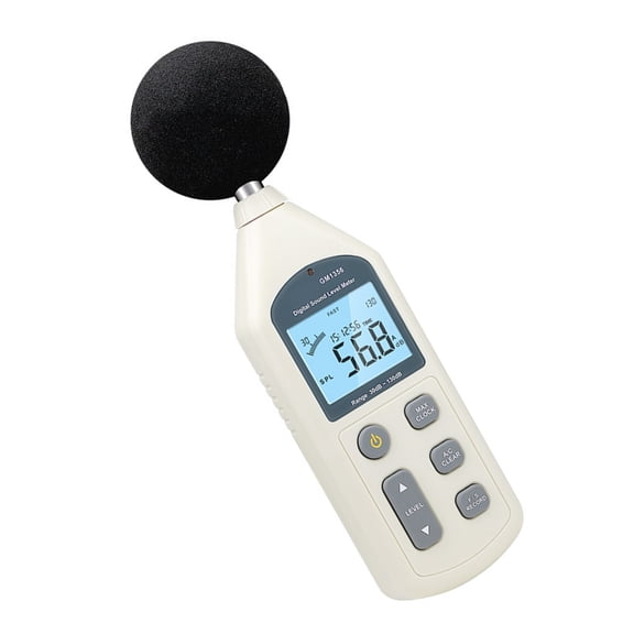 Yokua GM1356 30-130dB Decibel Meter Audios Noise Measuring Device with Weighted