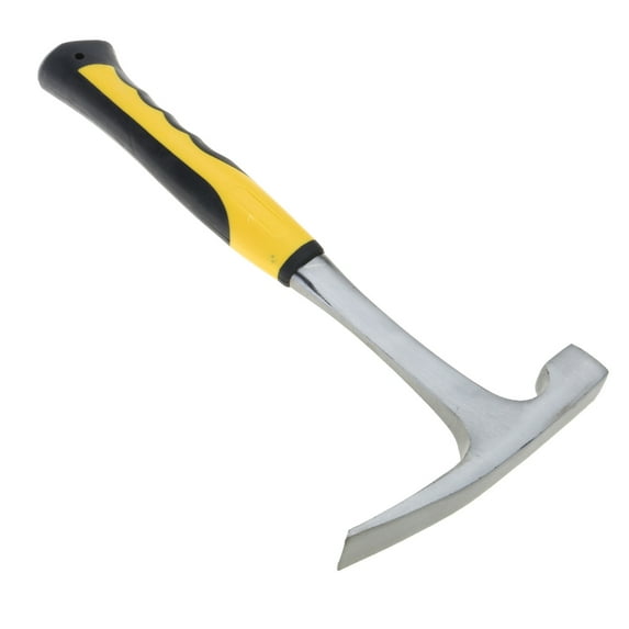 Yokua Geologist Hammer Drop Forged Masonry Hammer with Pointed Tip and Shock Reducti