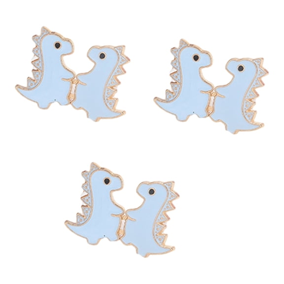 Yokua Girl Dinosaur Shape Button Fastening Button for Skirt Free No Sew Buckle