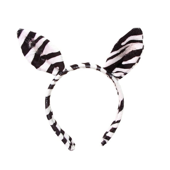 Yokua Girl Halloween Headbands Festive Zebras Ear Headwear Hairbands Fun Headwear