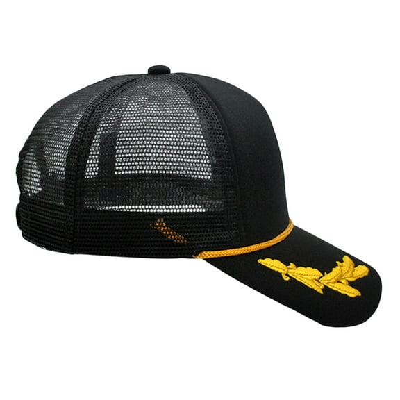 Yokua Girls Boy Eye Catching Baseball Caps Leaf Embroidery Outdoor Breathable Hat