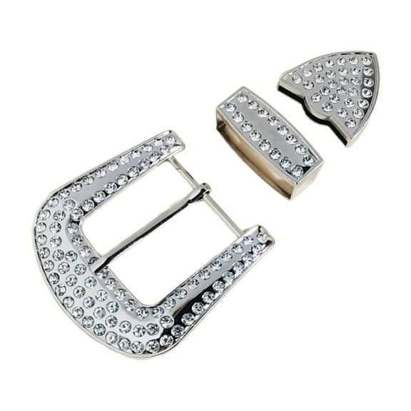 Yokua Glitter Diamond Belt Buckle Western Replace Belt Buckle Replacement Supply