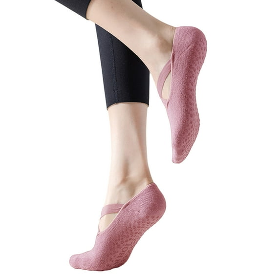 Yokua Grip Socks for Women Non Slip Socks Pilates Socks with Grips Grippers Socks