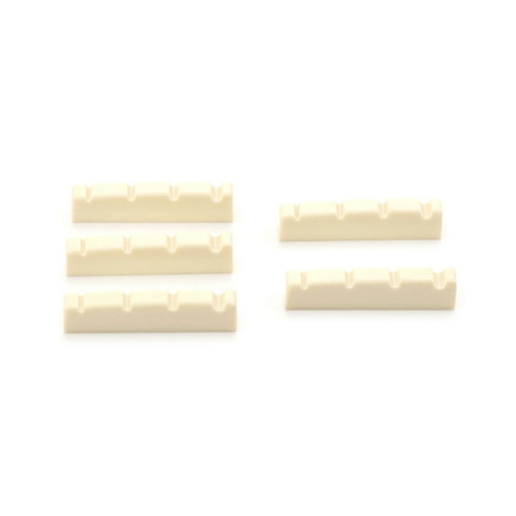 Yokua Guitar String Nuts, 5 Pieces Slotted Guitar String Nuts Guitar Nuts Replacement