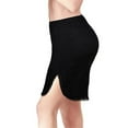 thumbnail image 1 of Yokua Half Slips for Women UnderSkirt Dress Extender Curved Lace Trim Mini Skirt, 1 of 12
