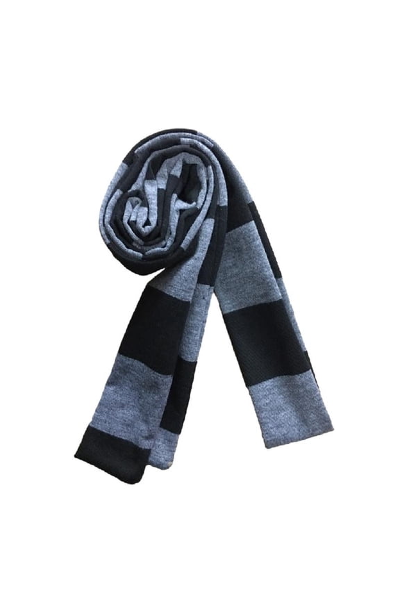 Harajuku Y2K Punk Long Scarf Rainbow Striped Skinny Neckerchief for All Ages