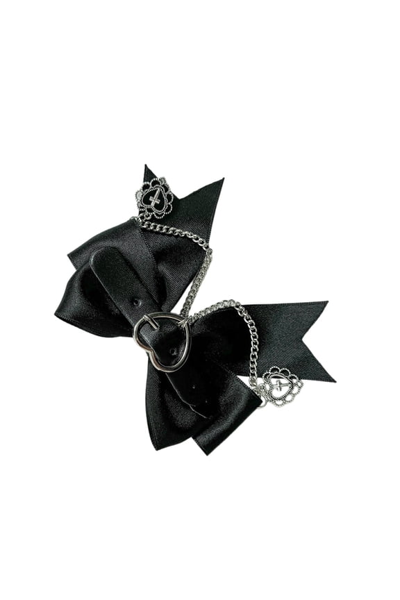 Heart Pendant Hair Clip Girl 2000s Hair Bows Clip Women Hair Styling Decors