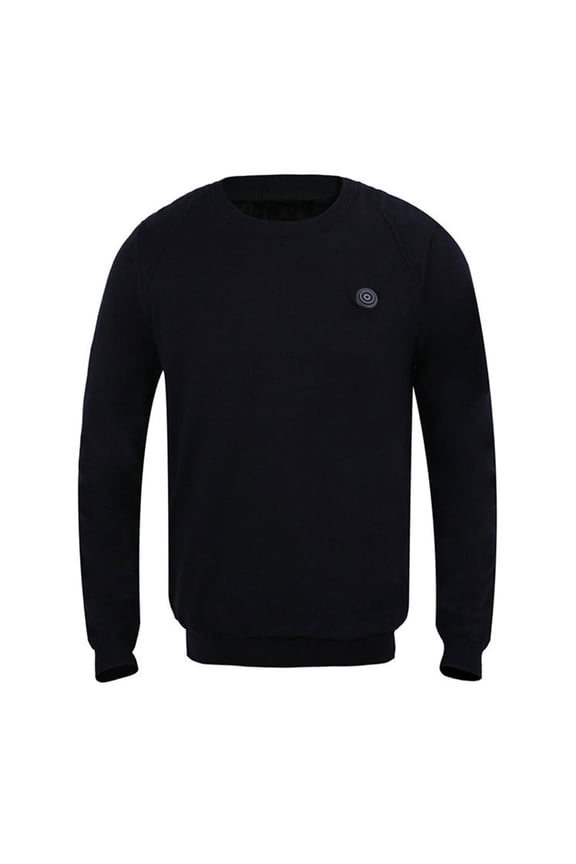 Heated Sweater for Men Intelligent Heating Jumper Shirt Thermal Pullover Top