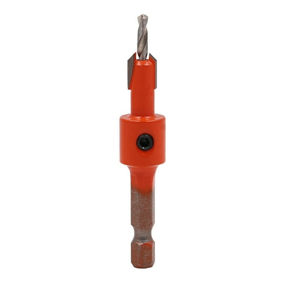 Yokua Hex Shank Woodworking Drill Bit Countersink Double Cutter Hole Punch Tool