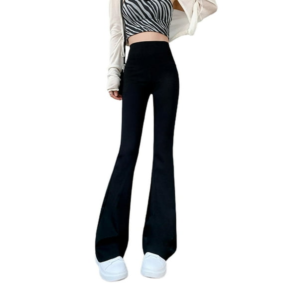 Yokua High Waisted Flared Leggings for Women Tummy Control Flared Trousers Yoga Pants