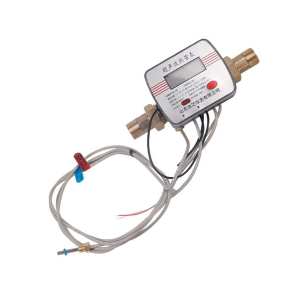 Yokua Household Ultrasonic Heat Meter Heating flowing Meter Brass for Hot/Cold Water