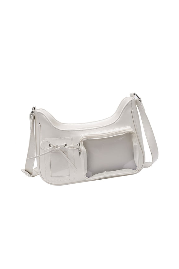 Ita Bag Japanese Styles Crossbody Bag PU Leather Shoulder Bag for Commuting