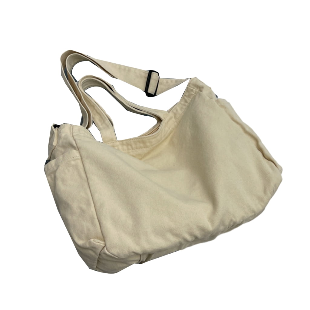 Yokua Japanese Style Canvas Shoulder Bag Crossbody Bags Satchel for Women and Men
