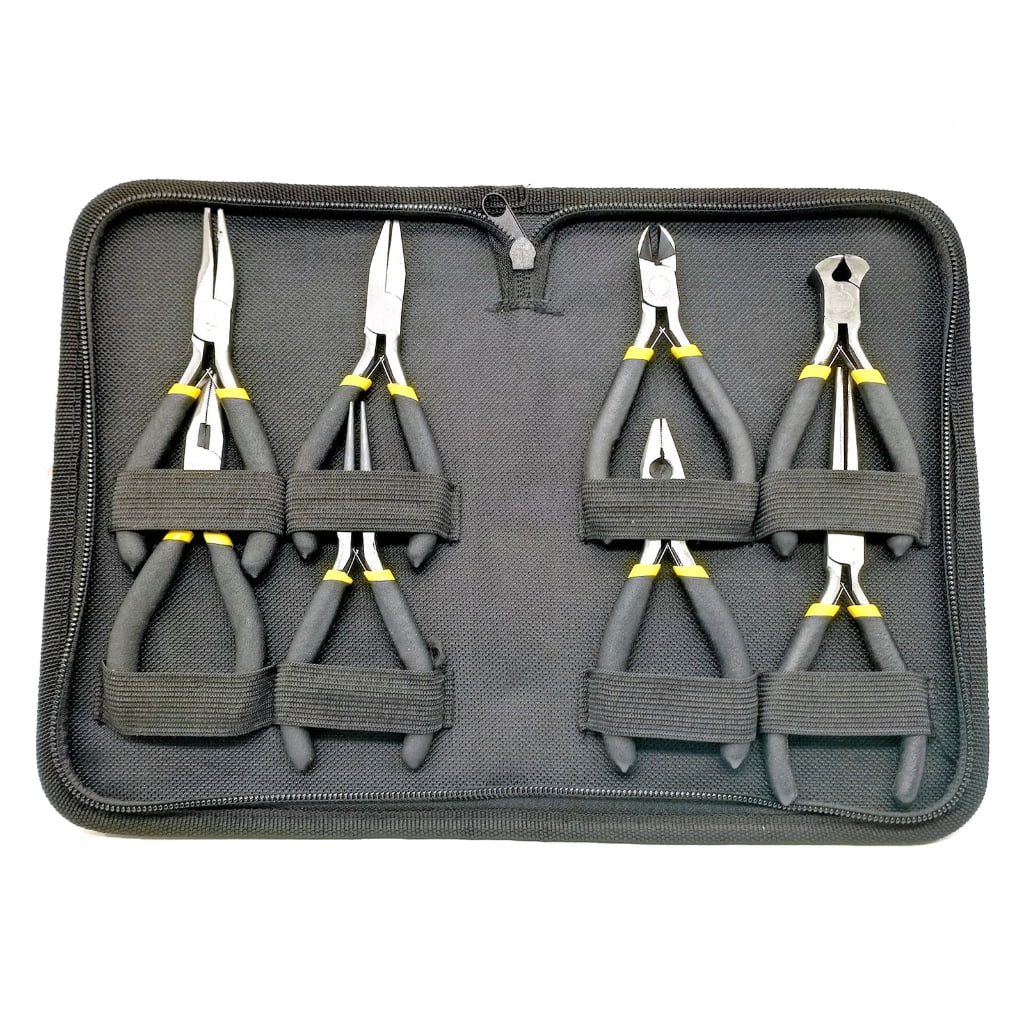 Yokua Jewelry Making Tools Flat Pliers Diagonal Pliers Sharp-Nose Plier Set 8PCS/Set