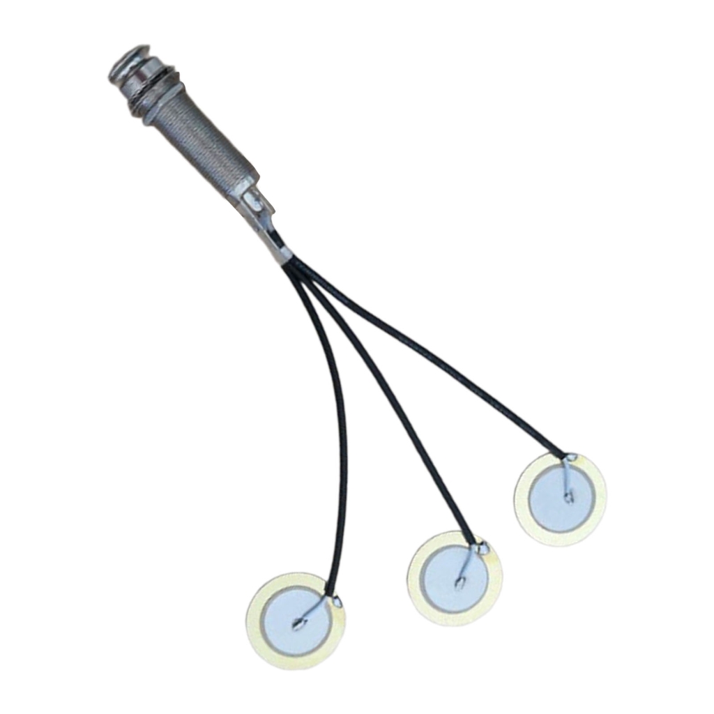 Selbstklebender Piezo-Tonabnehmer Mit Endpin-Klinke Für Akustische Gitarre, Ukulele, Geige – Einfach Anbringen, Kein Batteriebedarf