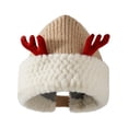 thumbnail image 1 of Yokua Knitting Santa Hat Thicken Plush for Holiday Christmas New Year Symbol, 1 of 19