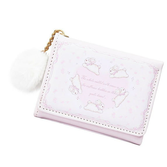 Yokua Korean Styles Change Purse PU Leather Wallet Card Case Rabbits Short Purse