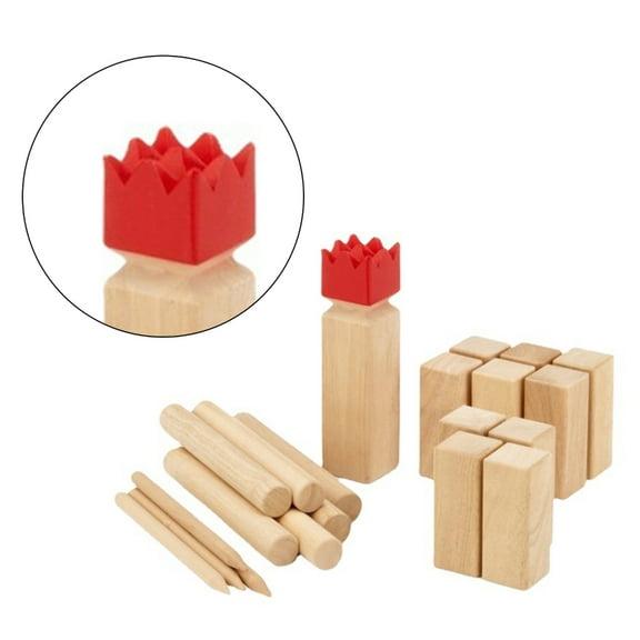 Yokua Kubb Yard Game Set for Adult Kids Easy to Learn with Portable Carrying Case