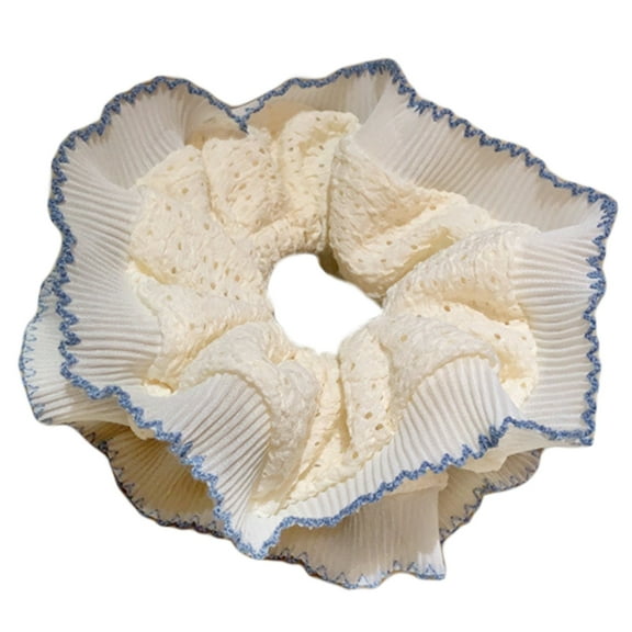 Yokua Lace Scrunchy Female French Aesthetic Hair Scrunchies Sweet Hair Accessories