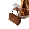 thumbnail image 1 of Yokua Ladies Flap Shoulder Bag Vintage Turn Lock Closure PU Crossbody Purse Handbag, 1 of 21