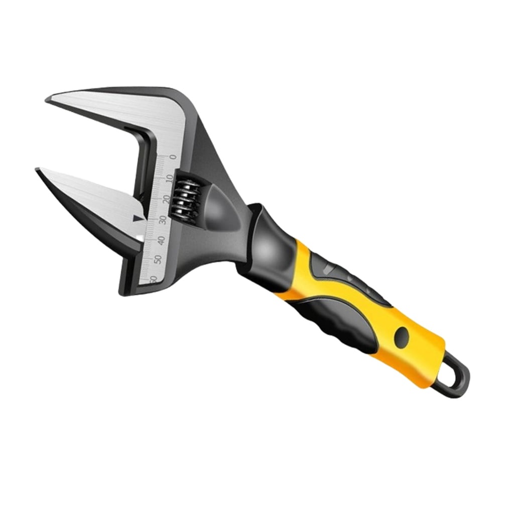 Yokua Large Jaw Adjustable Wrenches for Various Nut Size High Torque and Grip