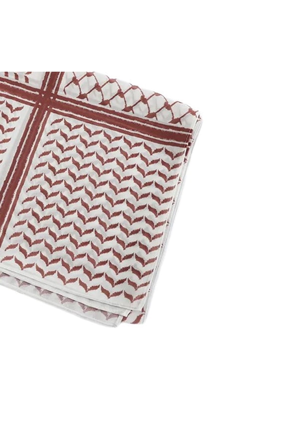 Lightweight Arab Shemagh Scarf Arabian Dubai Desert Neckwrap Ethnic Headcover