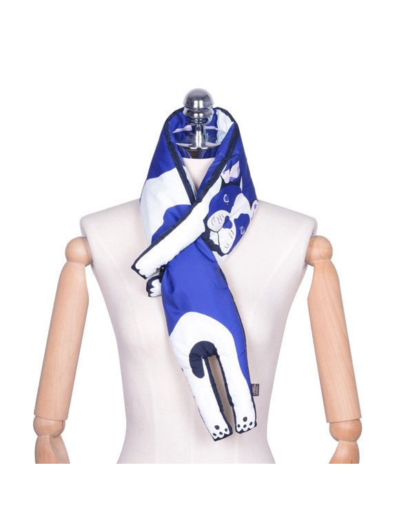 Lightweight Neck Scarf Shawl Down Neck Warmer Winter Neck Gaiter for Outdoor
