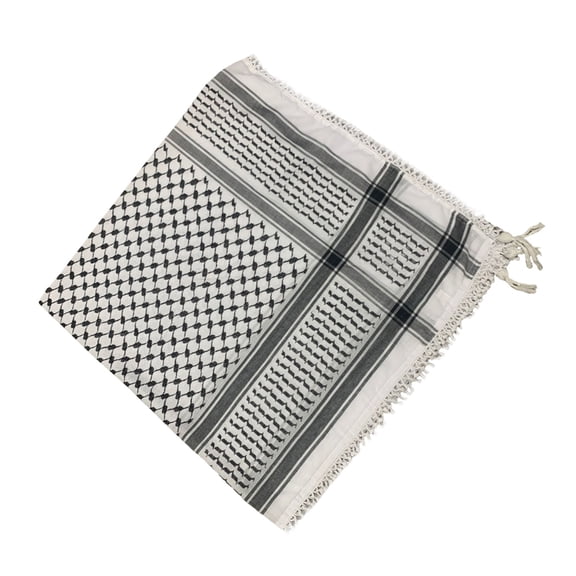 Yokua Men’s Desert Head Scarf Shemagh Scarf Windproof Headwrap Arabian Shoulder Wrap