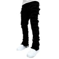 thumbnail image 1 of Yokua Men's Straight Slim Fit Ripped Distressed Denims Pants Trousers Fashion Jeans, 1 of 15