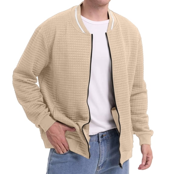 Yokua Men's coat Casual Fit Baseball Letterman coat Boys Bomber coat