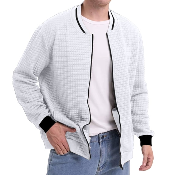 Yokua Men's coat Casual Fit Baseball Letterman coat Boys Bomber coat