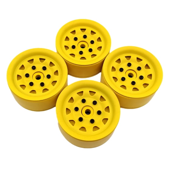 Yokua Metal 1.9" Beadlock Wheel Rims for 1/10 RC Crawler TRX4 Axial D90