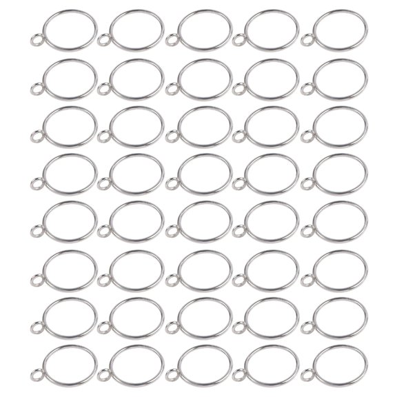 Yokua Metal Curtain Eyelet Set 1.38 in for Window Drapery, 40 Pack