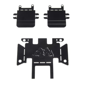 Yokua Metal Stainless Steel Chassis Armor Skid Plate for 1/18 Crawler Car TRX4M