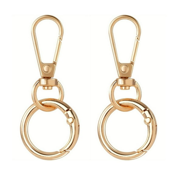 Yokua Metal Swivels Snap Hook and Key Rings,for Keychain Clip, Key,Jewelry Making